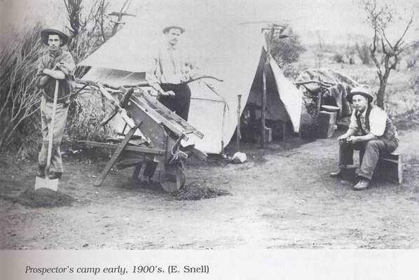 Old Postcards - Prospectors Camp